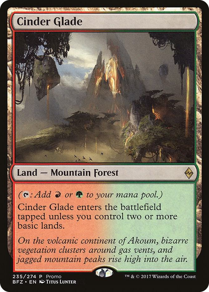 Cinder Glade #235 P - Standard Showdown Promos Pokemon card