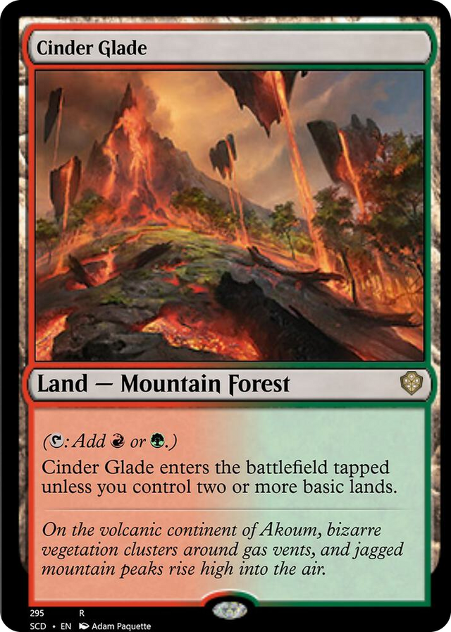 0295 Cinder Glade R Starter Commander Decks