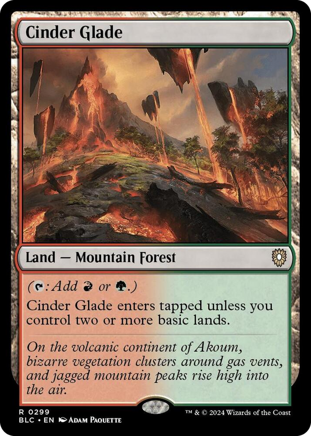 0299 Cinder Glade R Commander: Bloomburrow