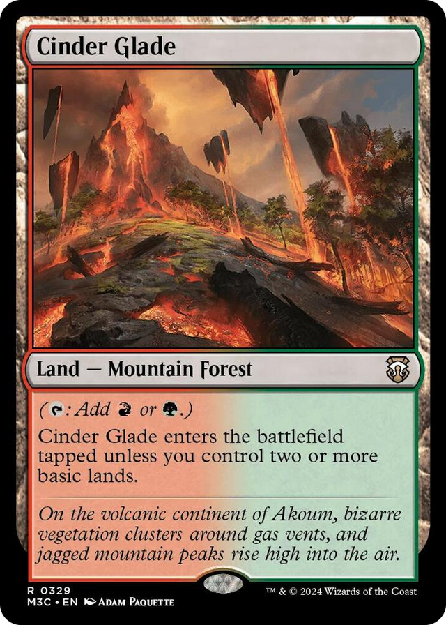 0329 Cinder Glade R Commander: Modern Horizons 3