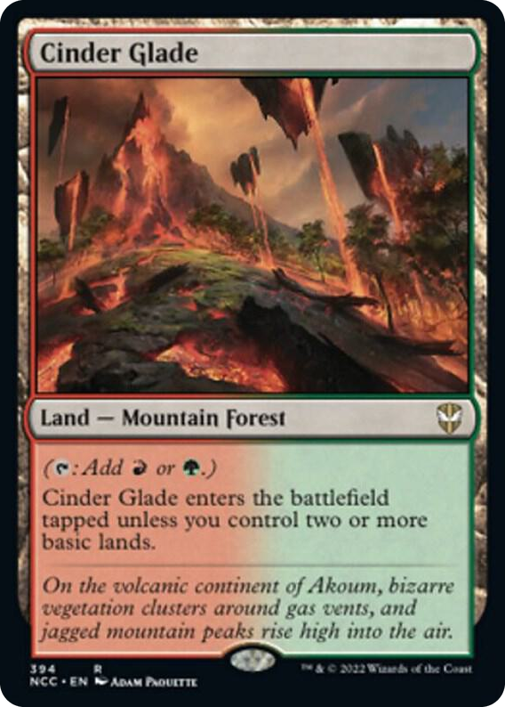 0394 Cinder Glade R Commander: Streets of New Capenna