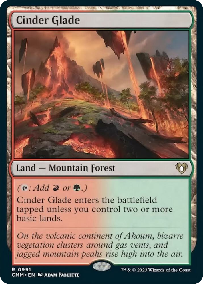 0991 Cinder Glade R Commander Masters