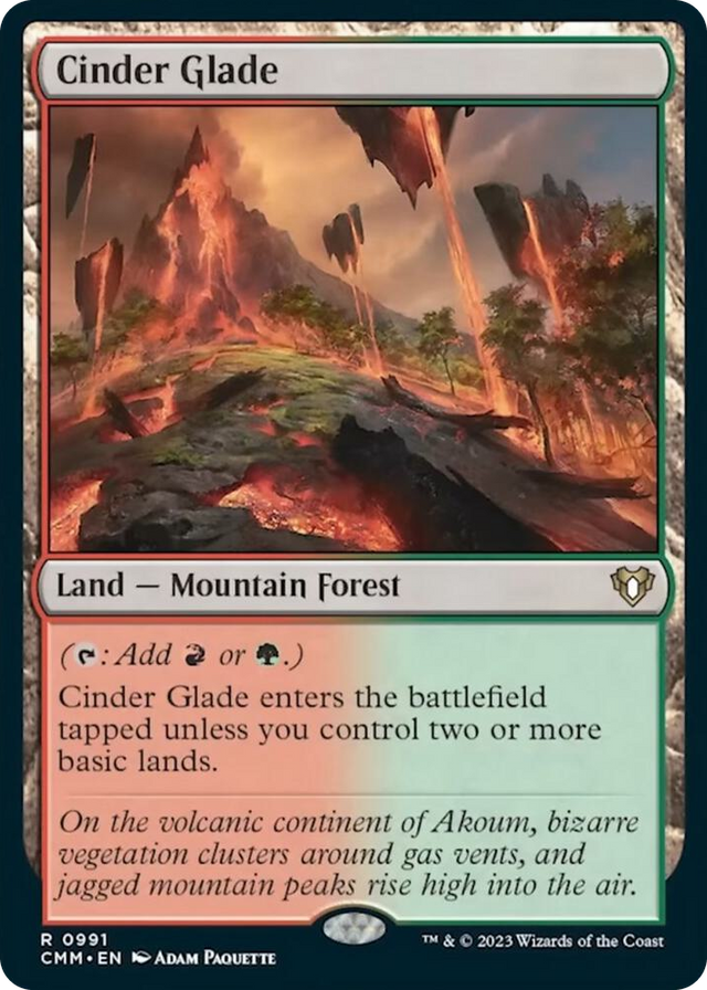 0991 Cinder Glade R Commander Masters