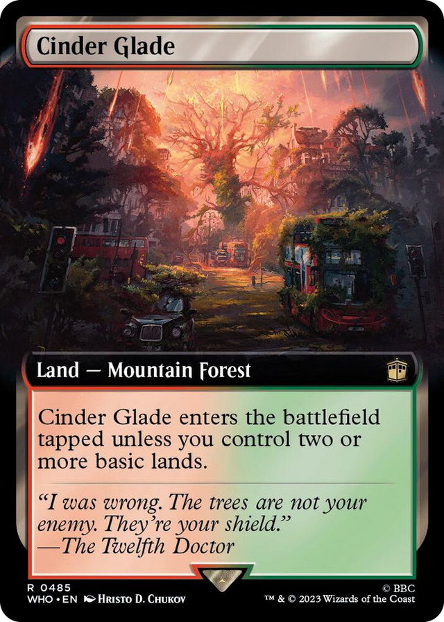 0485 Cinder Glade (Extended Art) R Universes Beyond: Doctor Who