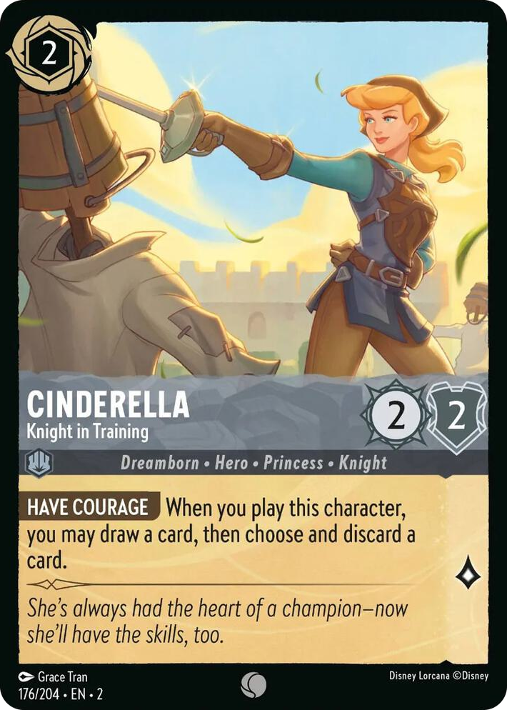 0176 Cinderella - Knight in Training Common Rise of the Floodborn