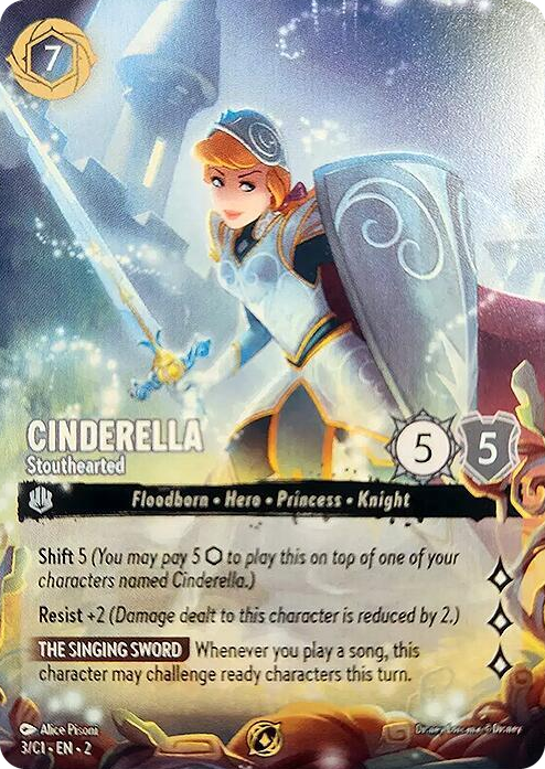 0003 Cinderella - Stouthearted Promo Disney Lorcana Promo Cards