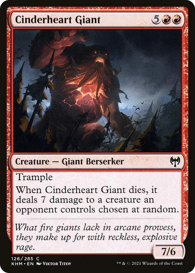 0126 Cinderheart Giant C Kaldheim
