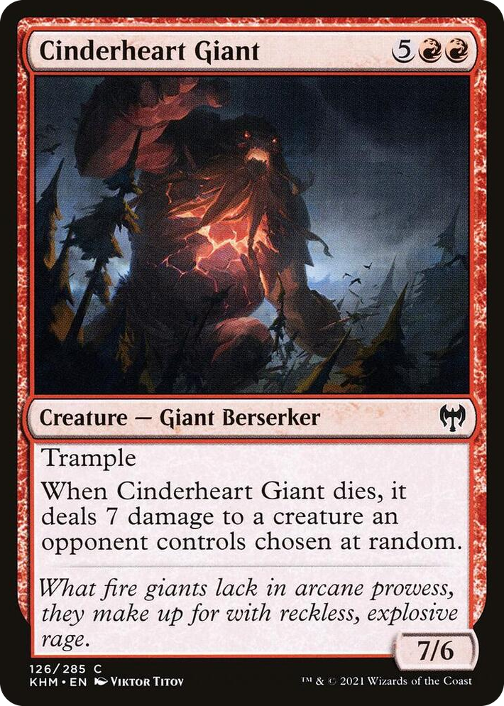 0126 Cinderheart Giant C Kaldheim