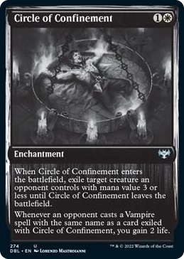 Circle of Confinement #274 U - Innistrad: Double Feature Pokemon card