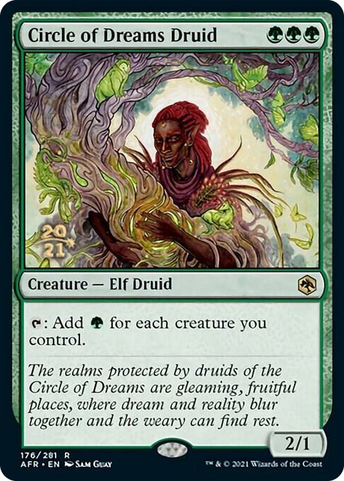 0176 Circle of Dreams Druid R Prerelease Cards