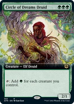 0383 Circle of Dreams Druid (Extended Art) R Adventures in the Forgotten Realms