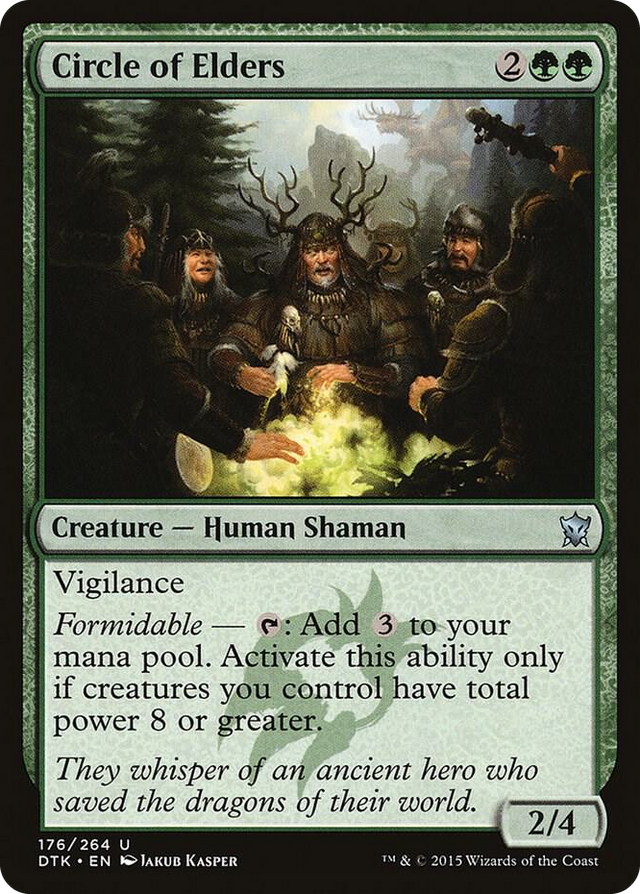 0176 Circle of Elders U Dragons of Tarkir