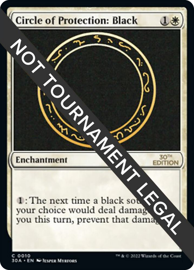 0010 Circle of Protection: Black C 30th Anniversary Edition