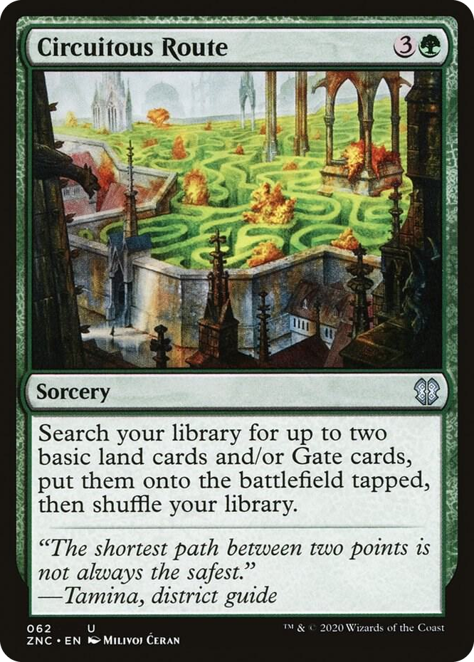 0062 Circuitous Route U Commander: Zendikar Rising