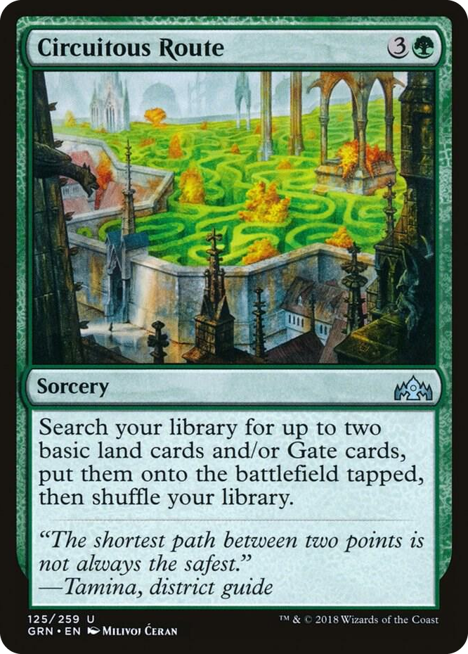 0125 Circuitous Route U Guilds of Ravnica