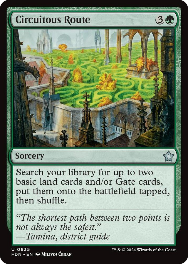 0635 Circuitous Route U Foundations
