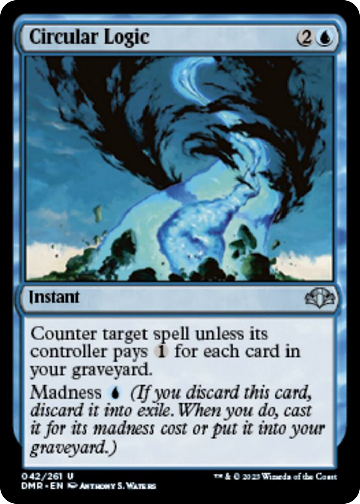 0042 Circular Logic U Dominaria Remastered