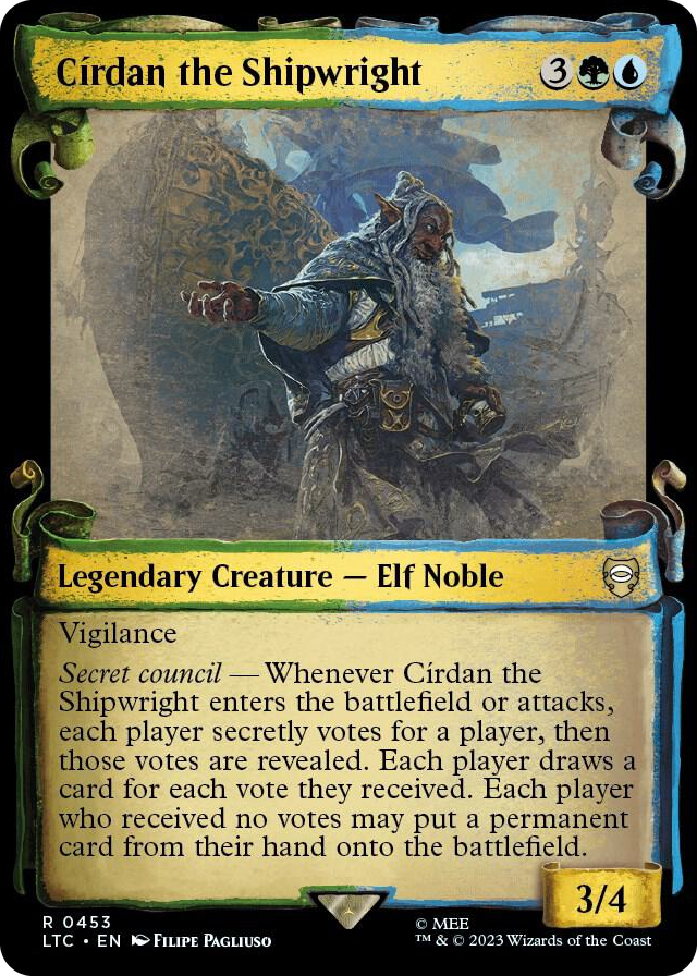 0453 Cirdan the Shipwright (Showcase Scrolls) R Commander: The Lord of the Rings: Tales of Middle-earth