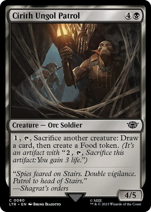 0080 Cirith Ungol Patrol C Universes Beyond: The Lord of the Rings: Tales of Middle-earth