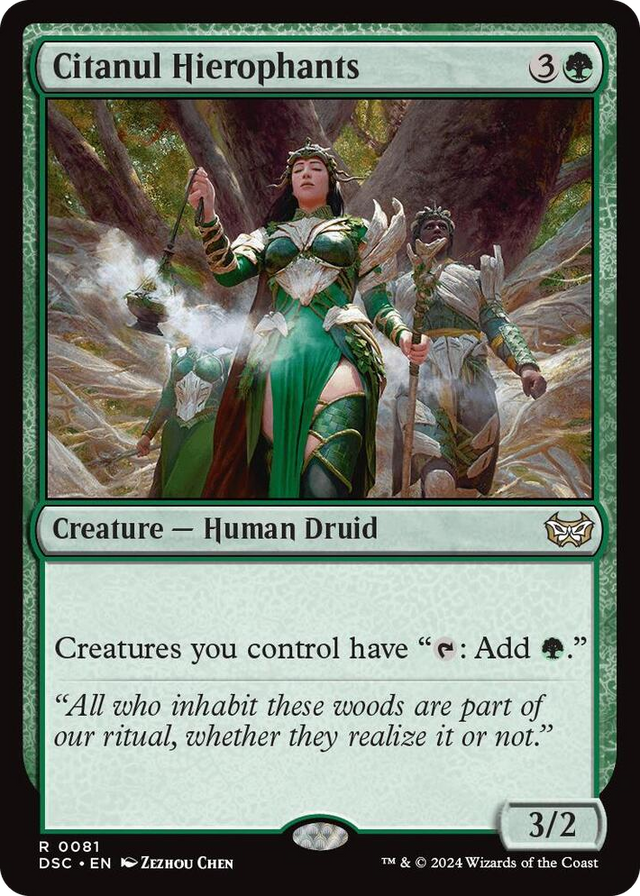 0081 Citanul Hierophants R Commander: Duskmourn: House of Horror