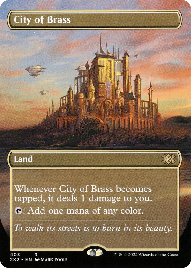 0403 City of Brass (Borderless) R Double Masters 2022