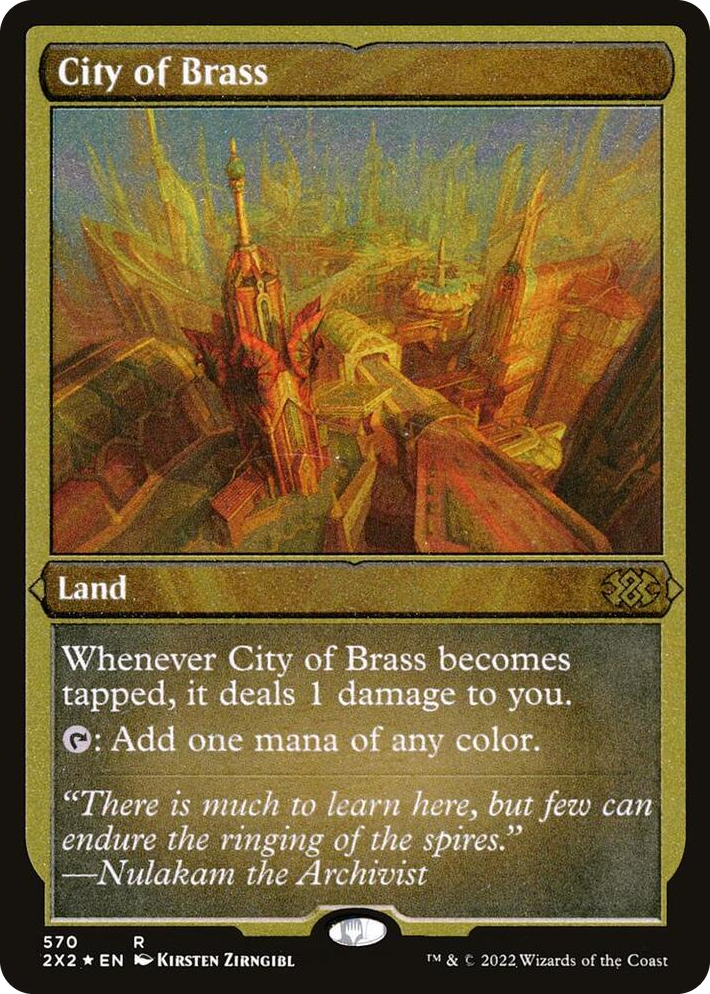 0570 City of Brass (Foil Etched) R Double Masters 2022