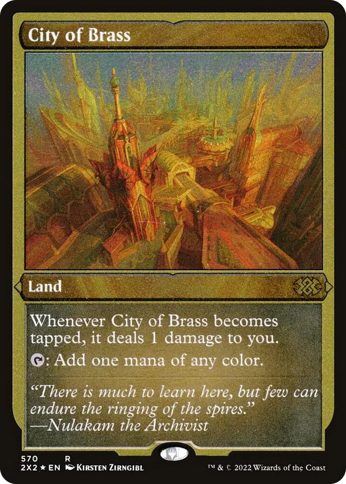 0570 City of Brass (Foil Etched) R Double Masters 2022