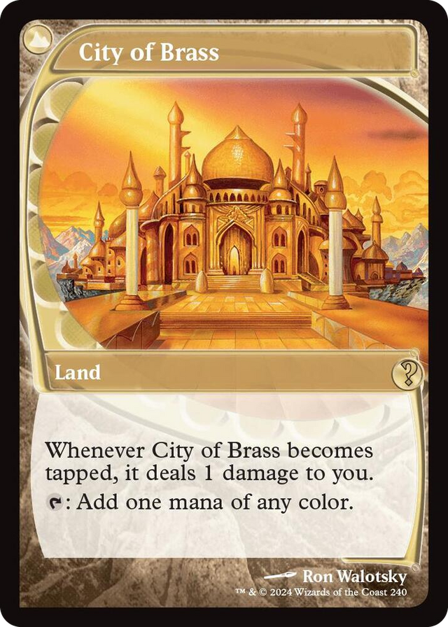 0240 City of Brass (Future Sight) R Mystery Booster 2