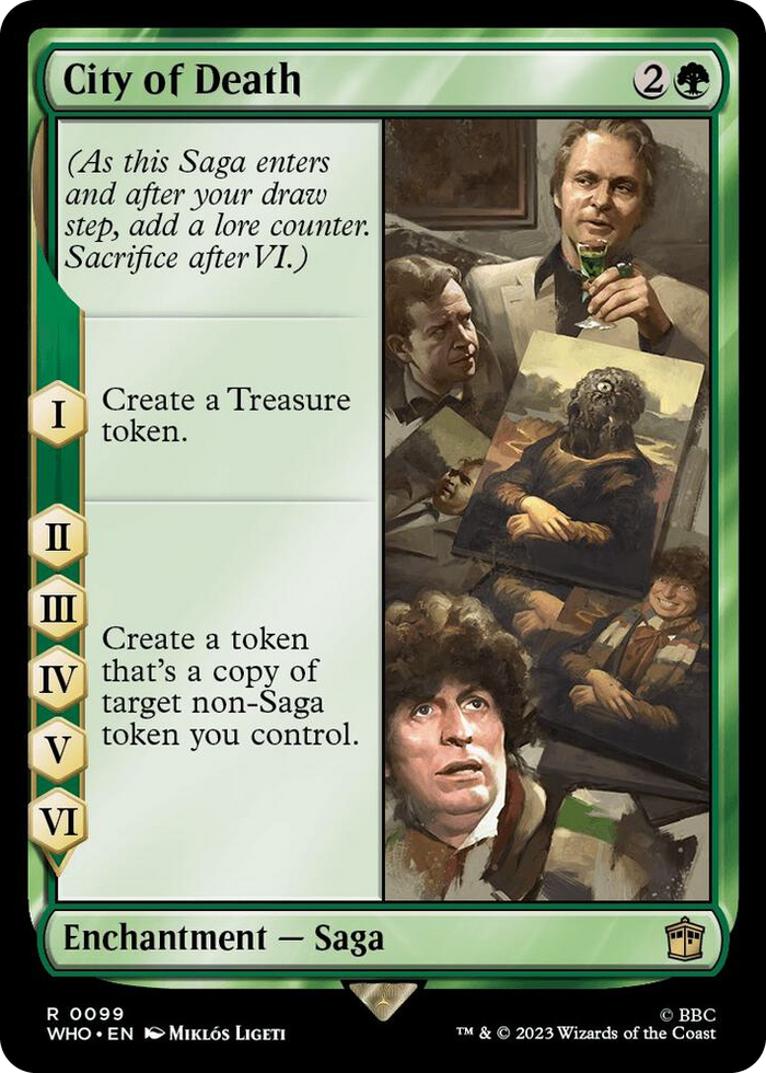 City of Death #99 R - Universes Beyond: Doctor Who Pokemon card