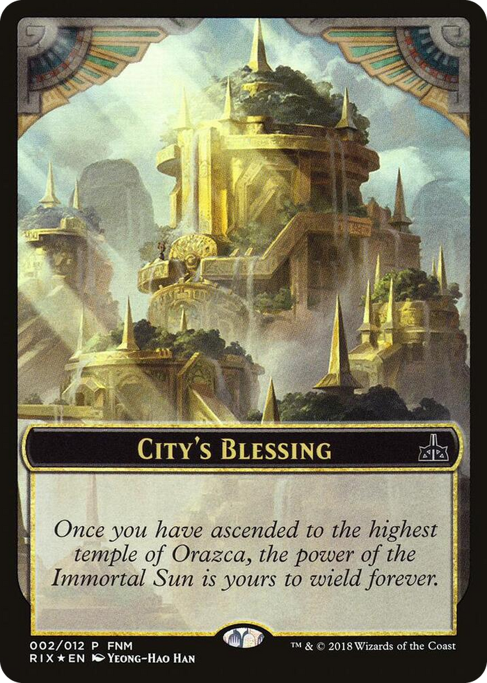 City's Blessing // Elemental Double-Sided Token #2 P - FNM Promos Pokemon card