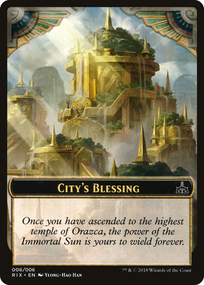 0006 City's Blessing Token (006) T Rivals of Ixalan