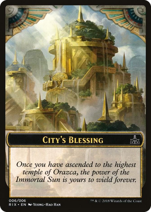 0006 City's Blessing Token (006) T Rivals of Ixalan