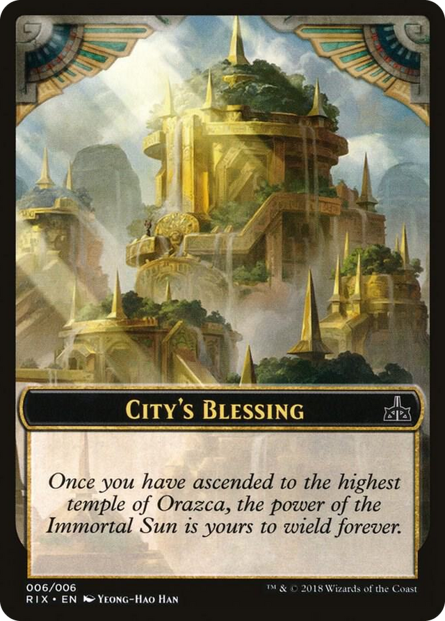 0006 City's Blessing Token (006) T Rivals of Ixalan