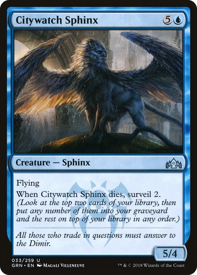0033 Citywatch Sphinx U Guilds of Ravnica