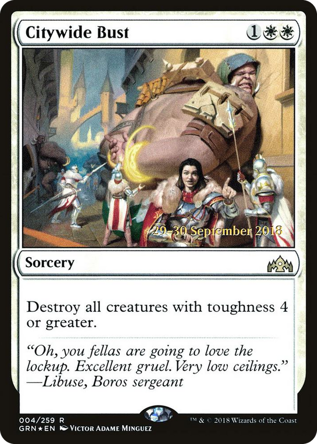 0004 Citywide Bust R Prerelease Cards