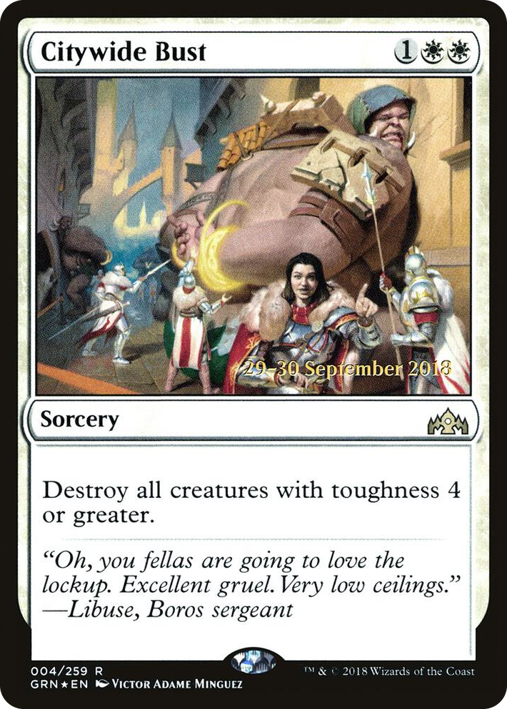 0004 Citywide Bust R Prerelease Cards