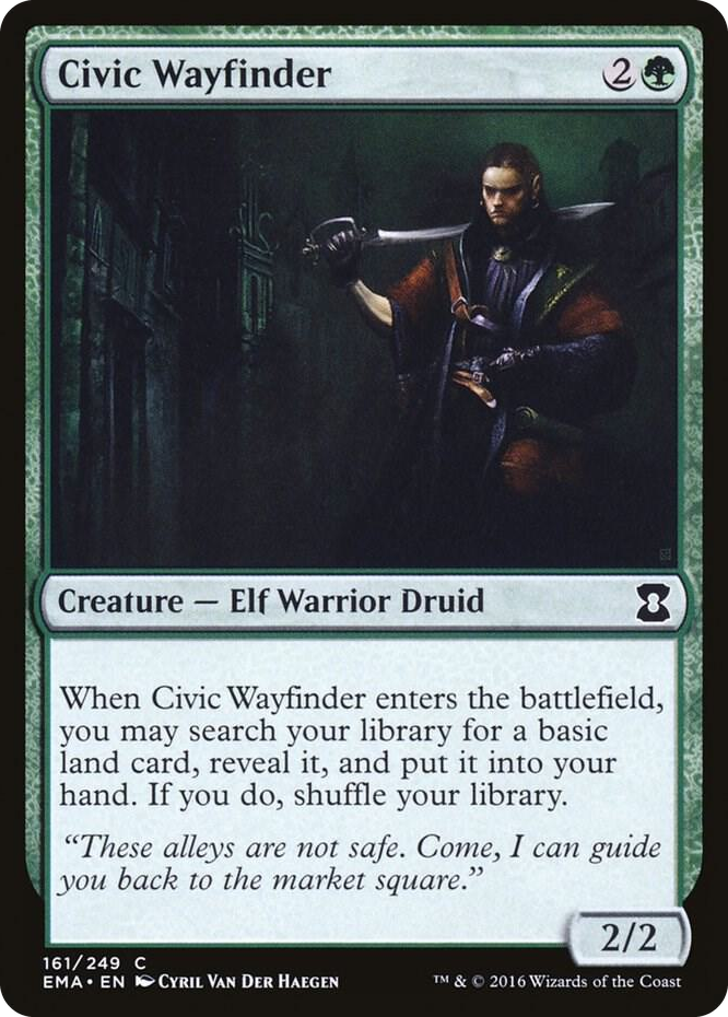 Civic Wayfinder #161 C - Eternal Masters Pokemon card