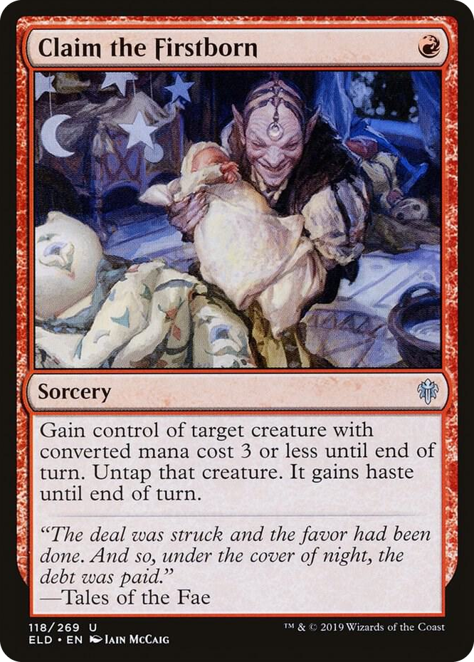 0118 Claim the Firstborn U Throne of Eldraine