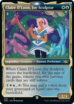 0258 Claire D'Loon, Joy Sculptor (Showcase) R Unfinity