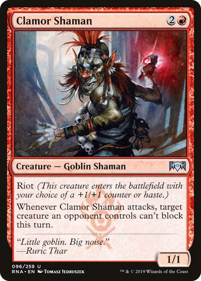 0096 Clamor Shaman U Ravnica Allegiance