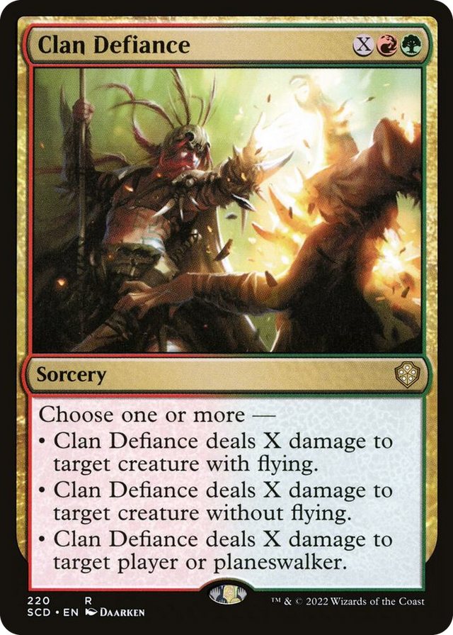 0220 Clan Defiance R Starter Commander Decks