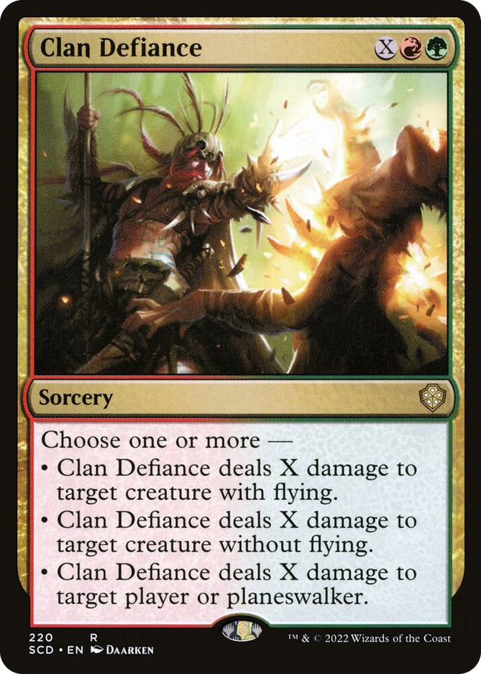 Clan Defiance #220 R - Starter Commander Decks Pokemon card