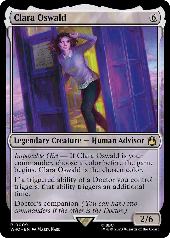 0009 Clara Oswald R Universes Beyond: Doctor Who