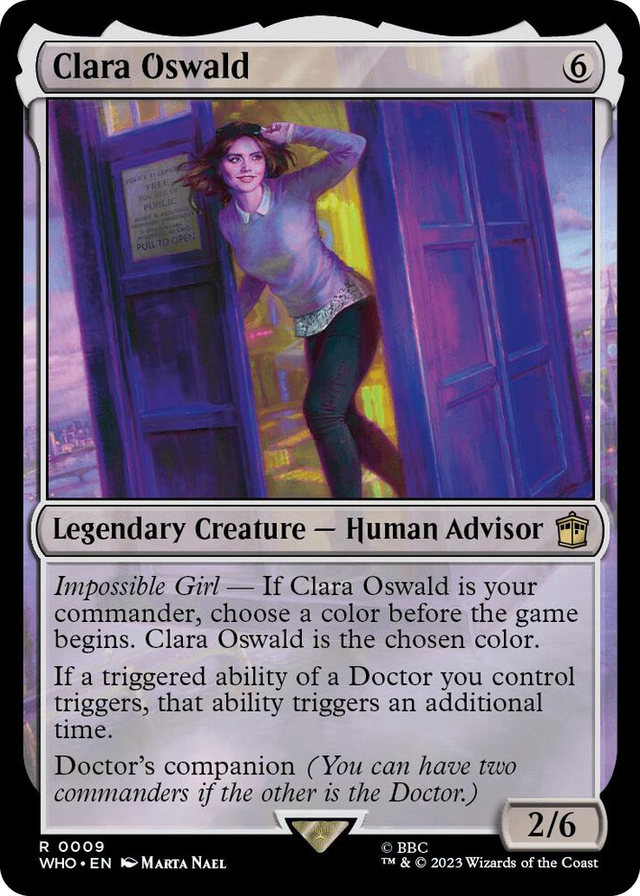 0009 Clara Oswald R Universes Beyond: Doctor Who