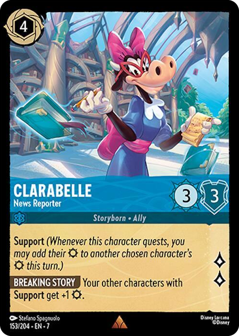 0153 Clarabelle - News Reporter Rare Archazia's Island