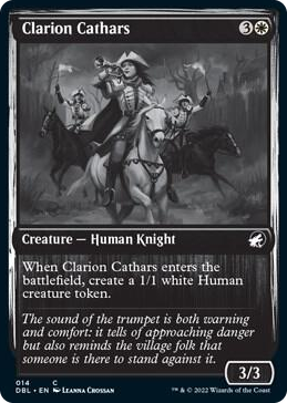0014 Clarion Cathars C Innistrad: Double Feature