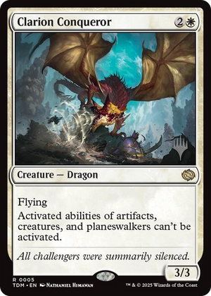 0005 Clarion Conqueror R Promo Pack: Tarkir: Dragonstorm