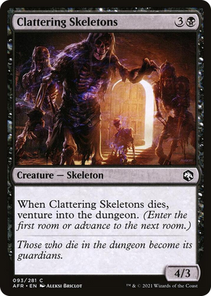 0093 Clattering Skeletons C Adventures in the Forgotten Realms