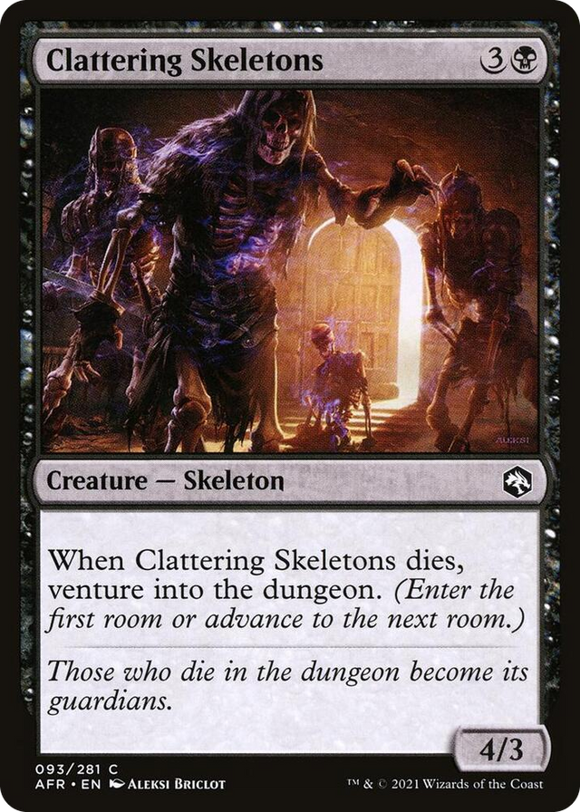0093 Clattering Skeletons C Adventures in the Forgotten Realms