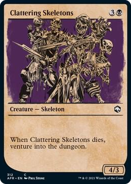 0312 Clattering Skeletons (Showcase) C Adventures in the Forgotten Realms
